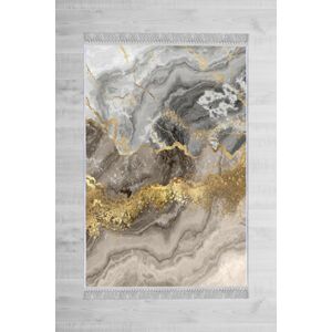 Koberec Marble 180x280 cm šedý/zlatý