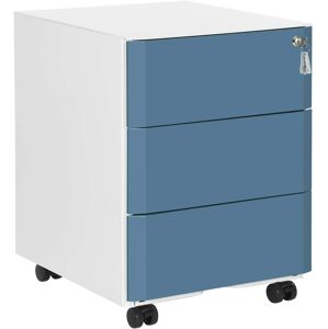 Pojízdný kancelářský kontejner Vesio bílo-modrý