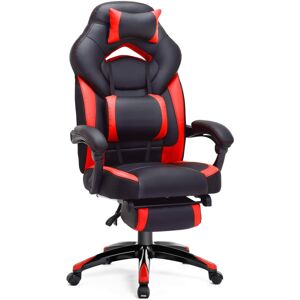Kancelárska stolička Seboq čierno-červená