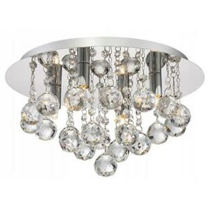 Křišťálové stropní svítidlo Glamour APP403-C stříbrné