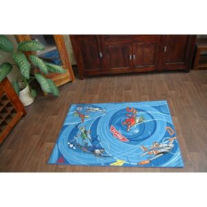 Detský koberec DISNEY PLANES no. 5 modrý
