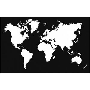 Nástěnná dekorace World Map I černá