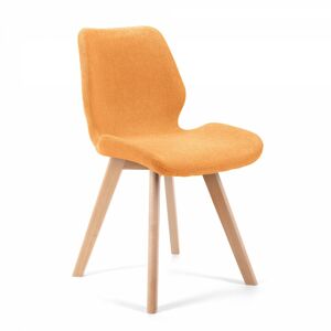 Sada 4 čalouněných židlí SJ.0159 oranžová