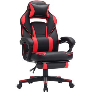 Herní židle Savege červeno-černá