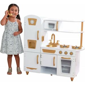 Velká dřevěná kuchyňka pro děti Ecotoys bílá