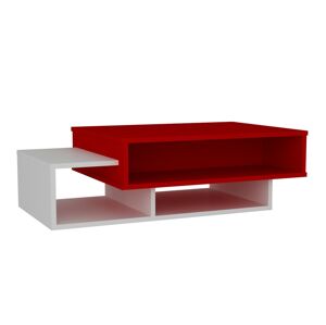 Konferenční stolek Tab červeno-bílý