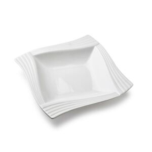 Hluboký porcelánový talíř BASIC 25 cm bílý