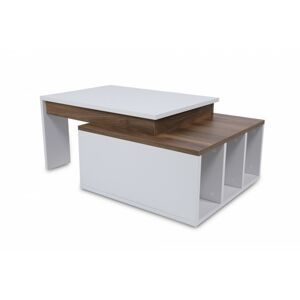 Konferenční stolek Kolarado 90 cm bílý
