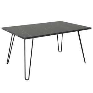 Konferenční stolek Deren mramor černý