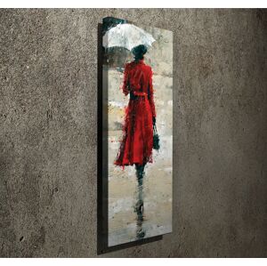 Obraz Woman In Red 30x80 cm