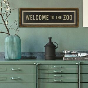 Obraz Welcome To The Zoo 70x19 cm