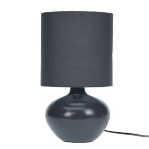 Keramická stolní lampa 32 cm- Šedá 