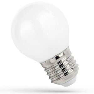 LED žárovka KOULE 1W E27 COG MILKY neutrální bílá