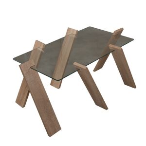 Konferenční stolek Roman Maxi 92 cm hnědý