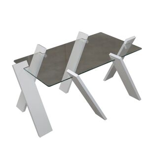 Konferenční stolek Roman Maxi 92 cm bílý