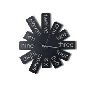 Dekorativní nástěnné hodiny Tokyo 50 cm černé