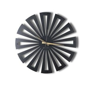 Dekorativní nástěnné hodiny Symmetry 50 cm černé