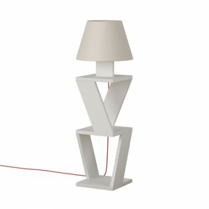 Stojací lampa Kozena 85 cm bílá