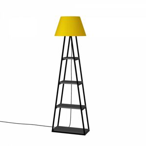 Stojací lampa Pal 165 cm antracit/žlutá