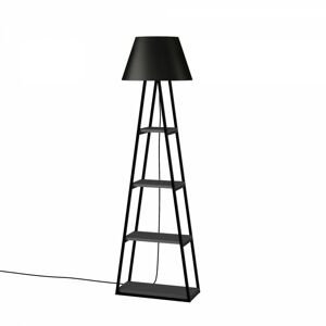 Stojací lampa Pal 165 cm antracit/černá