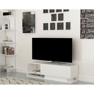 TV stolek DAMLA 120 cm bílý