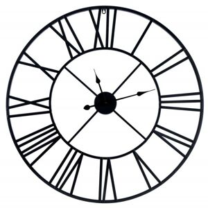 Nástenné hodiny ITALY 80 cm čierne