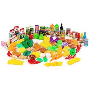 Plastová zelenina, ovocie a potraviny do kuchyne GoodHome - 120 kusov