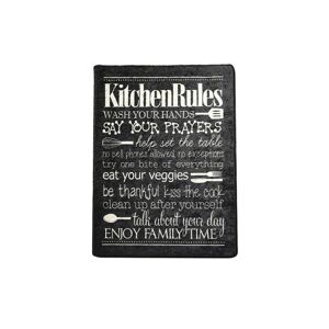 Koberec Kitchen 100x200 cm čierny