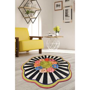 Okrúhly koberec Loan 140 cm viacfarebný