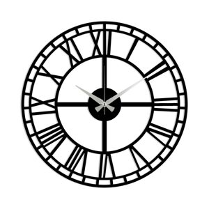 Dekorativní nástěnné hodiny Metala 48 cm černé