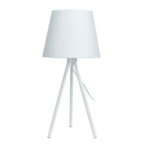 Bílá stolní lampa se stínidlem 55 cm
