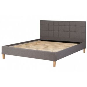Čalouněná postel Ravio 160x200 dvoulůžko - šedé