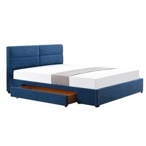 Čalúnená posteľ Apato 160x200 dvojlôžko - modrá