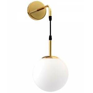 Skleněná nástěnná lampa APP653-1W Gold