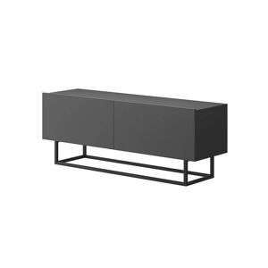 Závesný TV stolík s podstavcom MOYO 120 cm grafit matný
