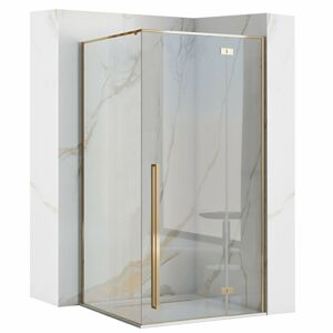 Sprchový kout FARGO 80x100 cm zlatý