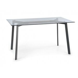 Jedálenský stôl Hub 140 x 80 cm čierny