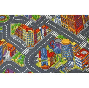 Detský koberec BIG CITY šedý