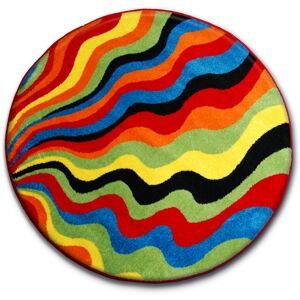 Guľatý koberec PAINT ANNI farebný