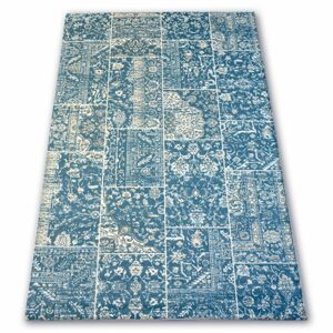 Kusový koberec Deniz Sizza modrý