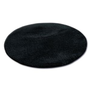 Okrúhly koberec SHAGGY MICRO čierny