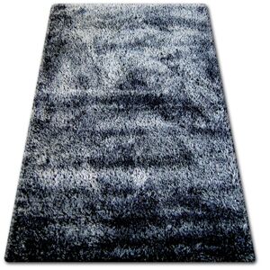 Kusový koberec SHAGGY NARIN čierno-fialový