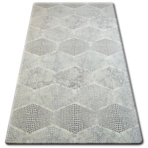 Kusový koberec AKRYLOVÝ PATARA 0241 krémový/tyrkysový
