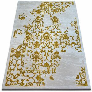 Kusový koberec BEYAZIT Zyky bielo-zlatý