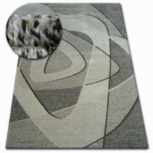 Kusový koberec SHADOW 8594 hnedý / svetlo béžový