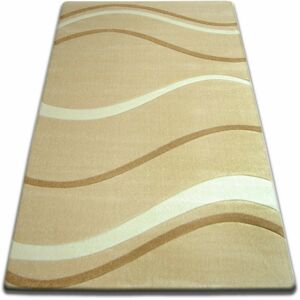 Kusový koberec FOCUS - 8732 mořské vlny / česnekový / béžový / zlatý 