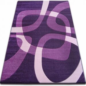 Kusový koberec FOCUS - F242 čtverec tmavě fialový 