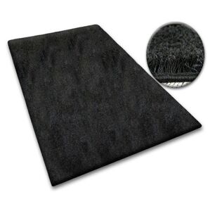 Kusový koberec SHAGGY Izebelie 5 cm čierny