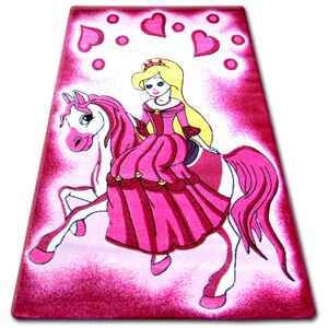 Detský koberec HAPPY PRINCESS ružový