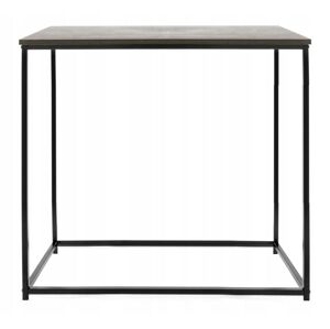 Konzolový stolík 76 × 60 cm KALLIS čierny